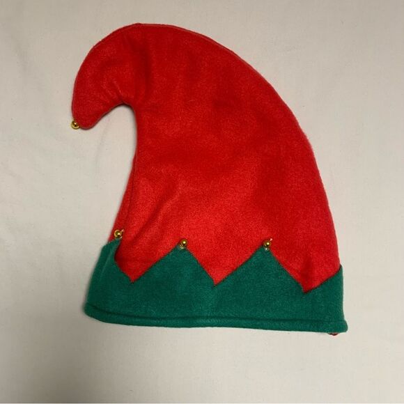 Christmas Elf Dress Girl’s Large Holiday Novelty Costume Santa Green Red Funny - Picture 8 of 13